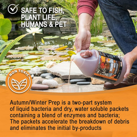 MICROBE-LIFT AUTPREP winter start-up under ice helps pond life awaken