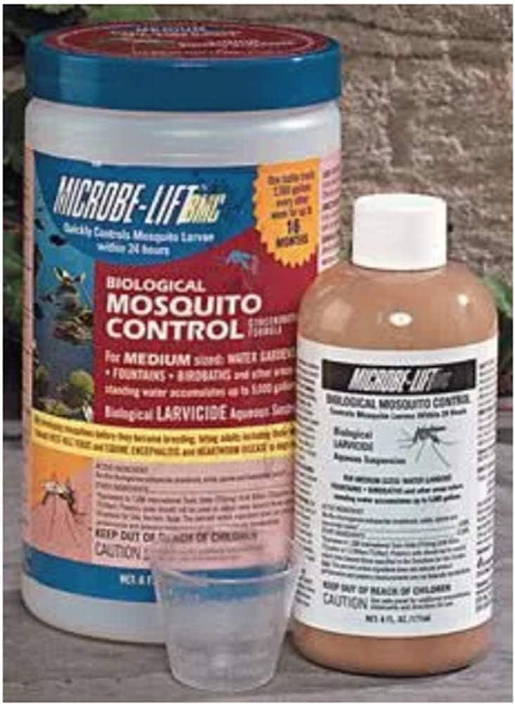 Decorative pond or water garden treated with MICROBE-LIFT BMC