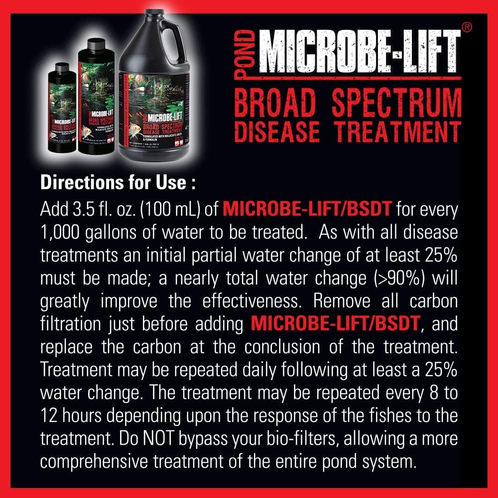 Microbe-Lift BSDTG1 image implies use in early spring and late fall.