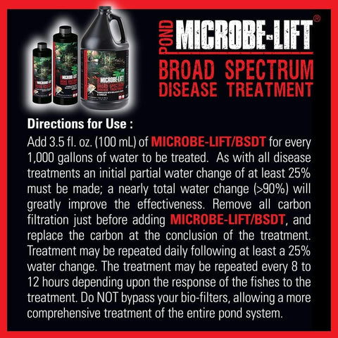 Microbe-Lift BSDTG1 image implies use in early spring and late fall.