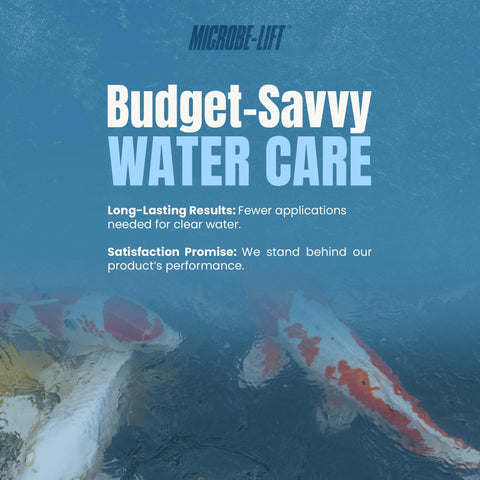 MICROBE-LIFT capful dosing simplifies application for efficient pond care.