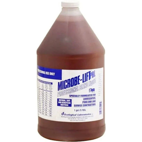 MICROBE-LIFT Microbe-Life Prof Blend Liquid 1 GAL bottle front view for landscape and pond maintenance