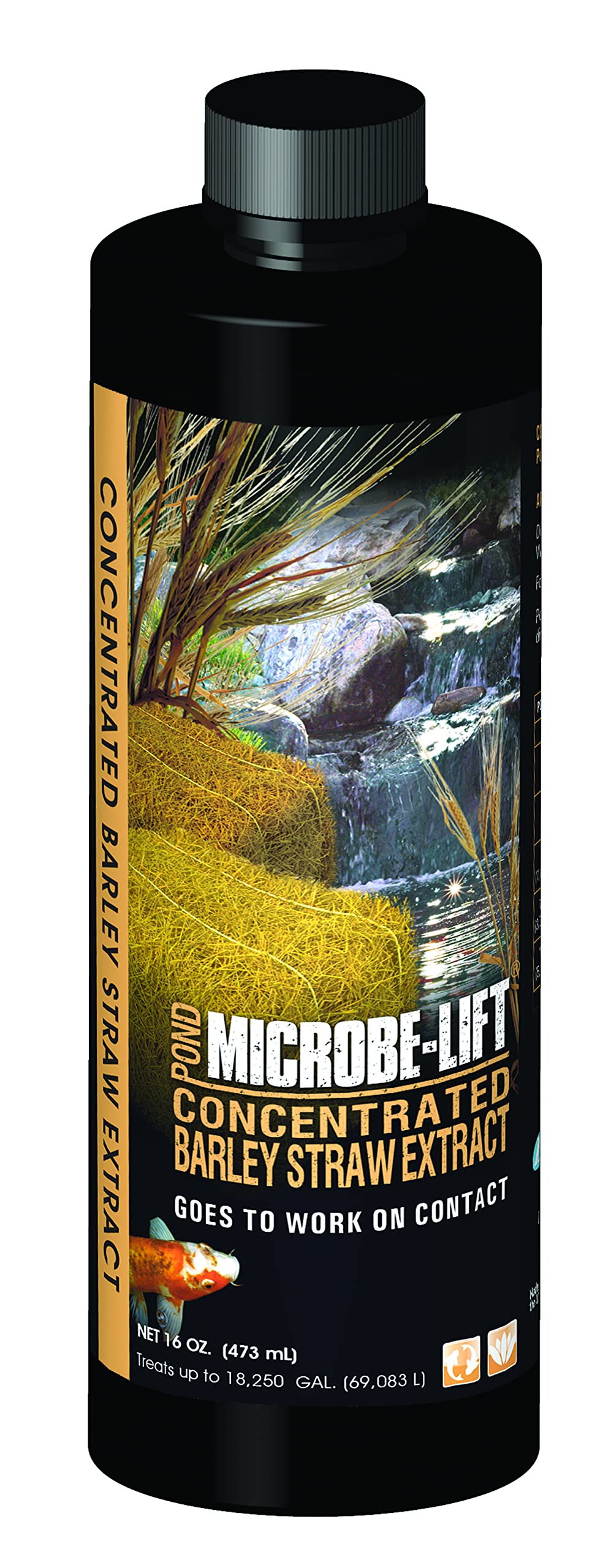 MICROBE-LIFT MLCBSE500 barley straw extract bottle for convenient pond treatment and balance