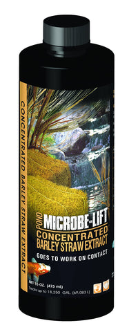 MICROBE-LIFT MLCBSE500 barley straw extract bottle for convenient pond treatment and balance