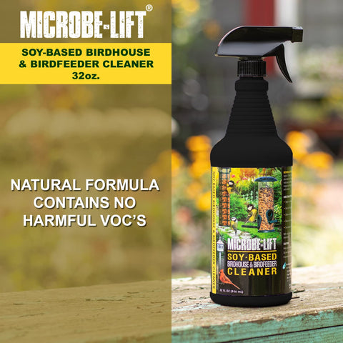 MICROBE-LIFT soy-based formula promotes biodegradable cleaning on outdoor surfaces.