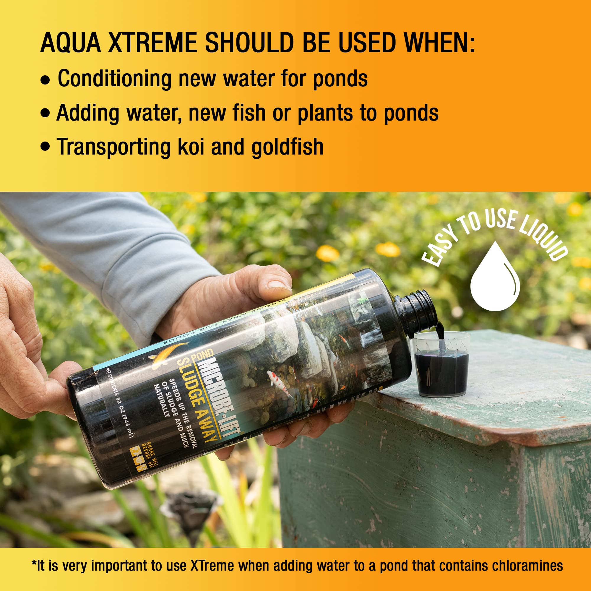 Microbe-Lift XTP detoxifies copper and heavy metals in pond water.
