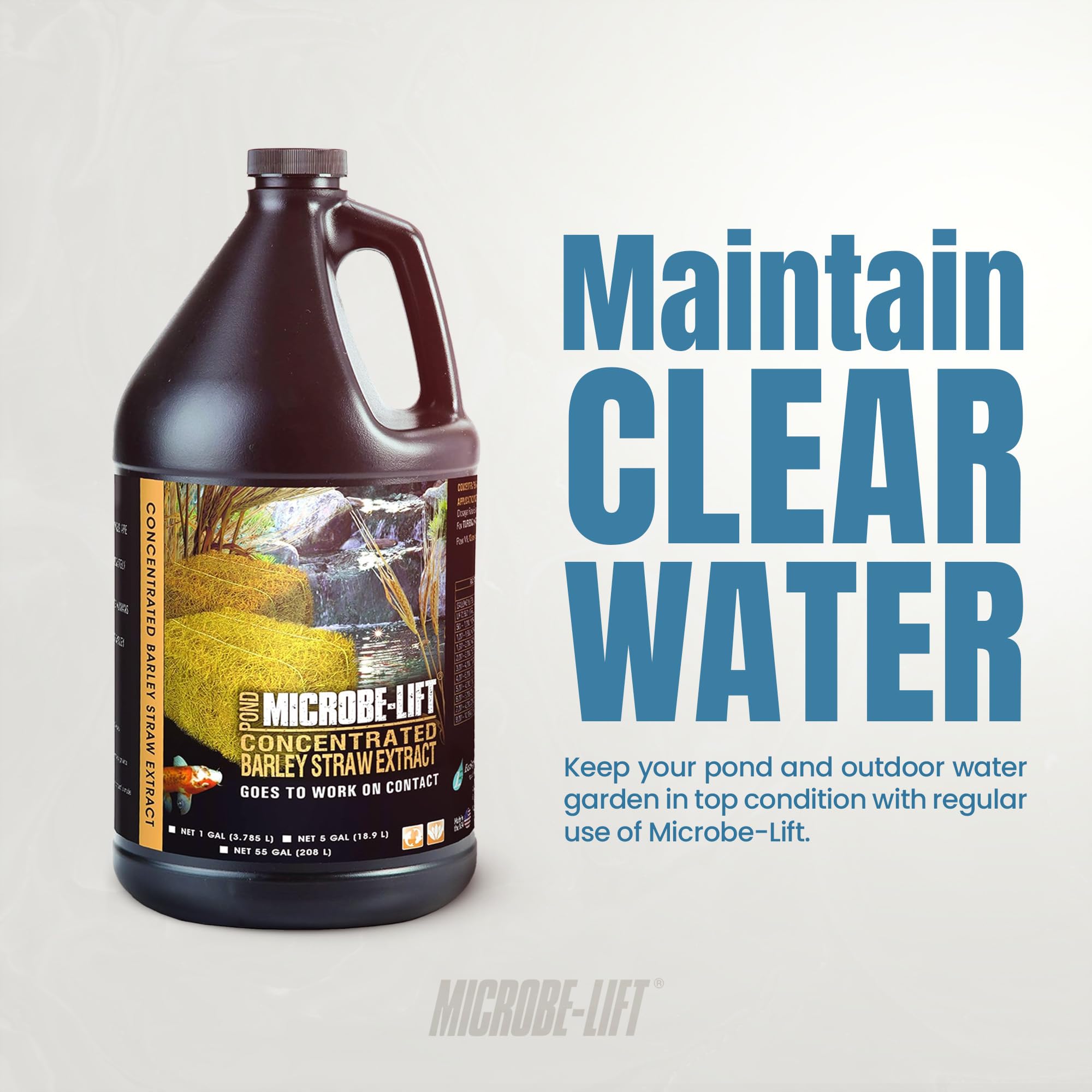 MICROBE-LIFT natural, organic pond solution for year-round use.