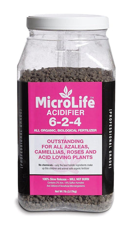 MicroLife Acidifier 7lb bag ready for soil enrichment and plant care