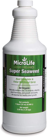 MicroLife SJES Super Seaweed bottle delivers nutrients for healthier, color-rich plants