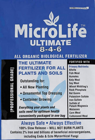 MicroLife Ultimate granules closeup highlights nutrient-rich feed for robust growth.