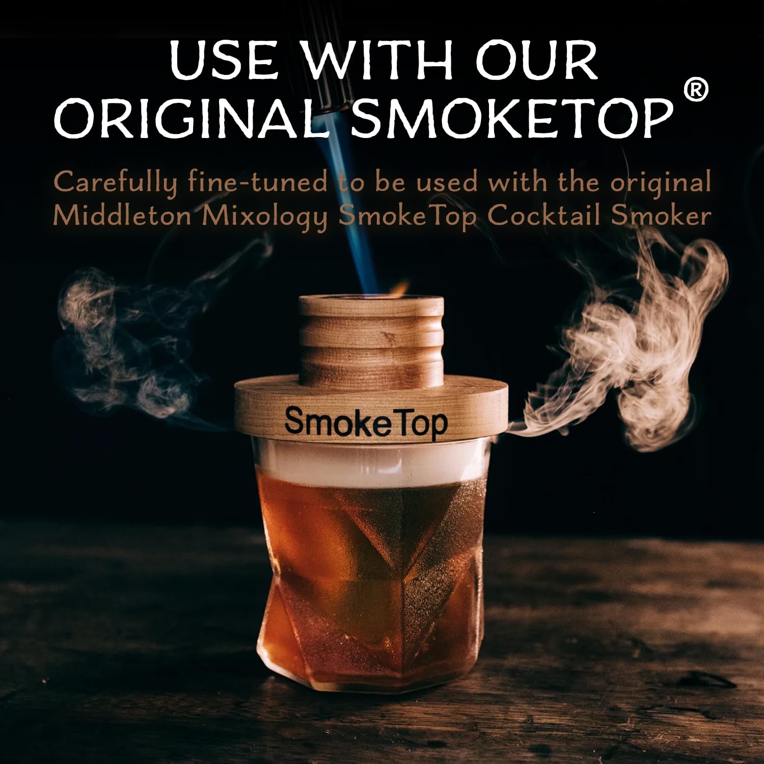 Middleton Mixology SmokeTop Hickory chips enhance meat and cheese boards.