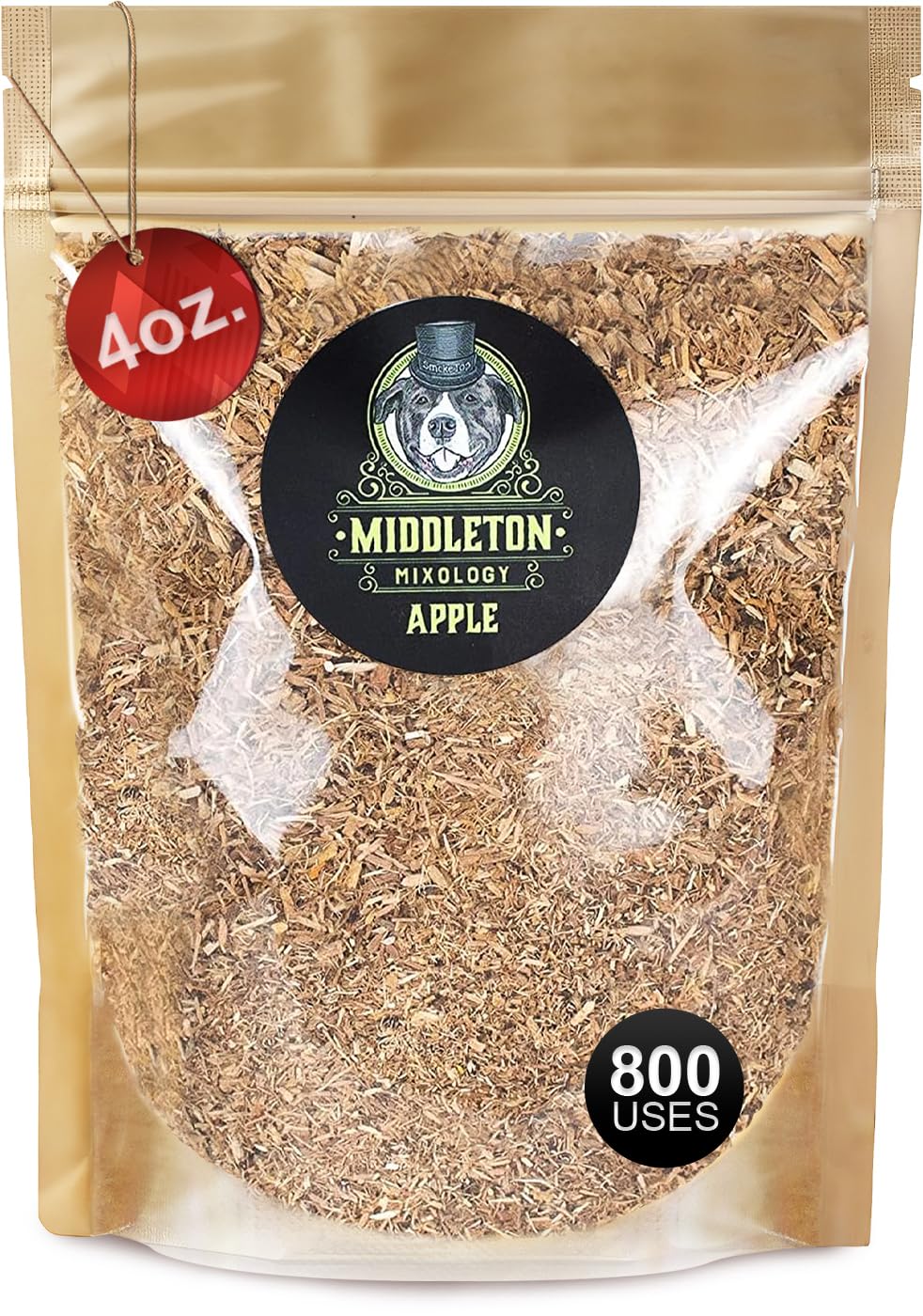 Middleton SmokeTop Apple chips bag ready for home smoking sessions.