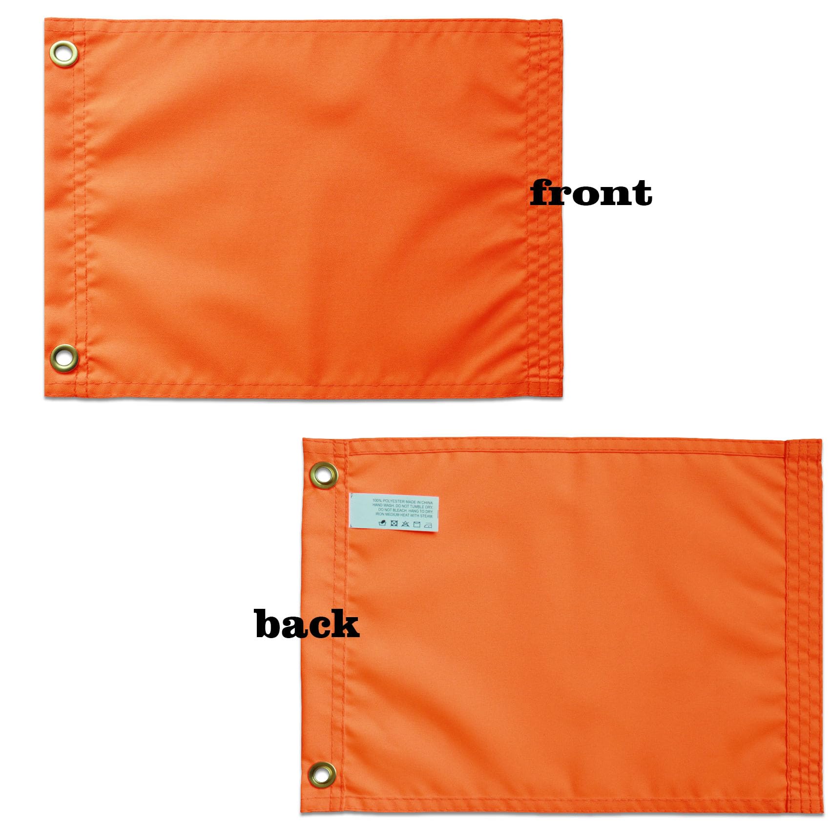 MIDLE heavy-duty tear-resistant polyethylene flag ensures durability outdoors