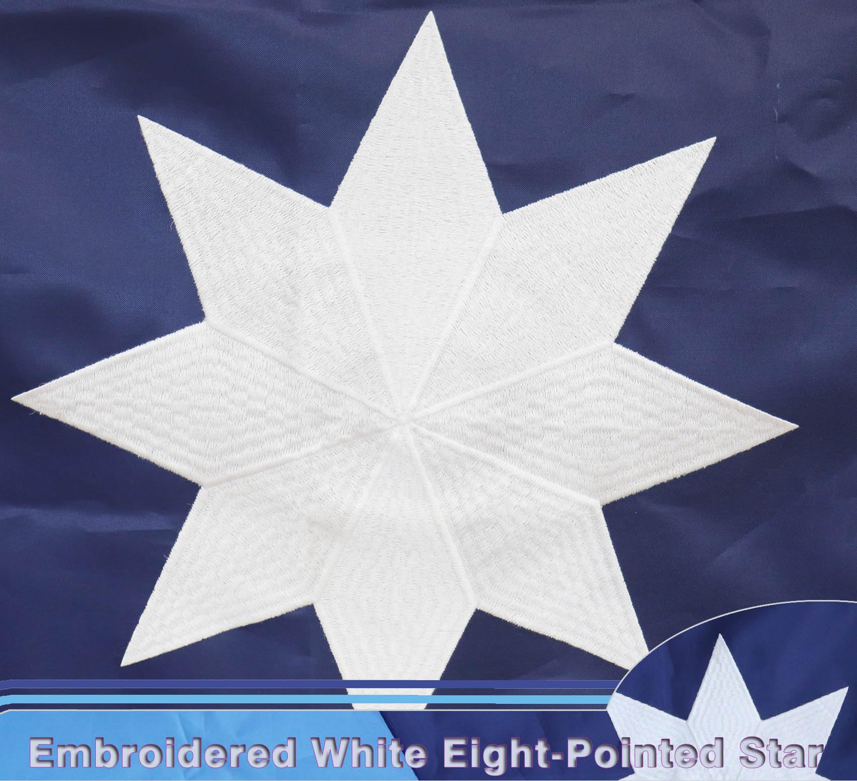 MIDLE Minnesota flag nylon 210D dries quickly