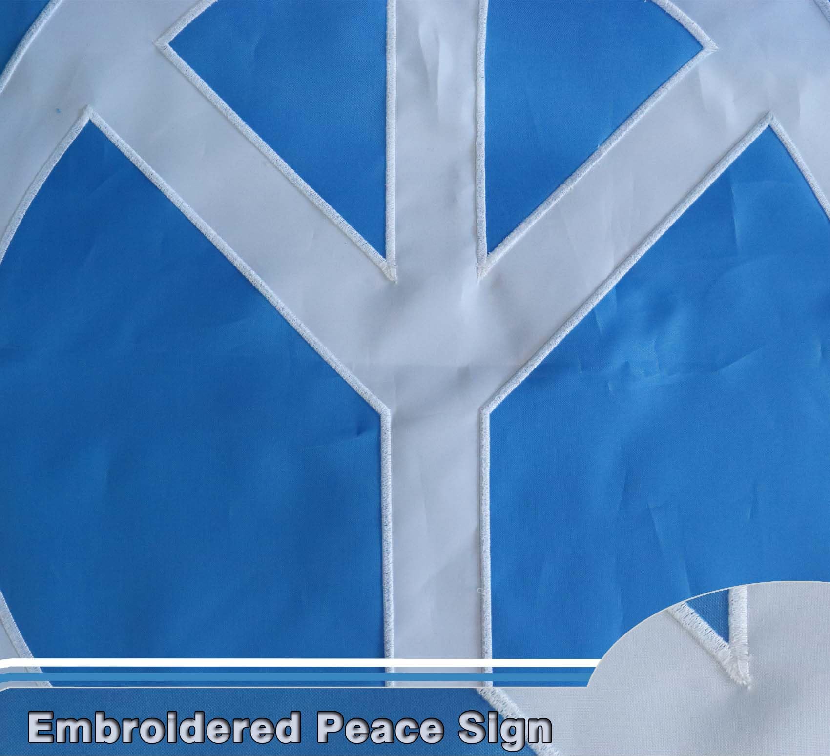 MIDLE 210D nylon flag dries quickly and resists sun fading.