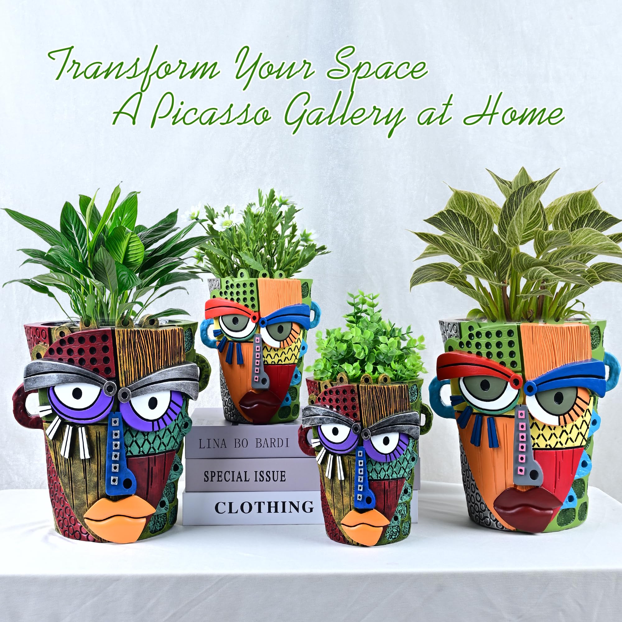 Midogaigai hand-painted pot makes a unique gift for plant lovers