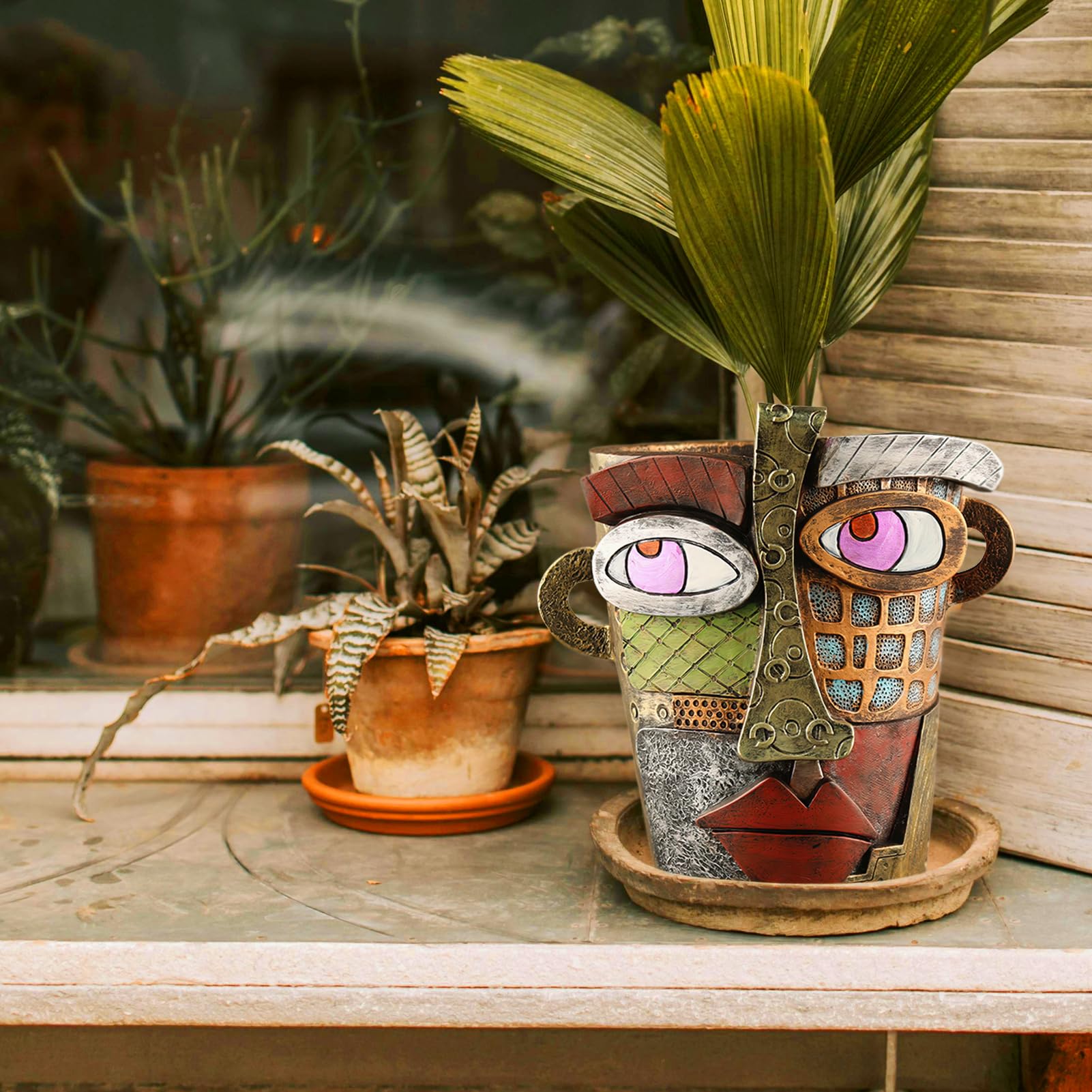 Midogaigai home art decoration planter enhances patios, desks, and living rooms