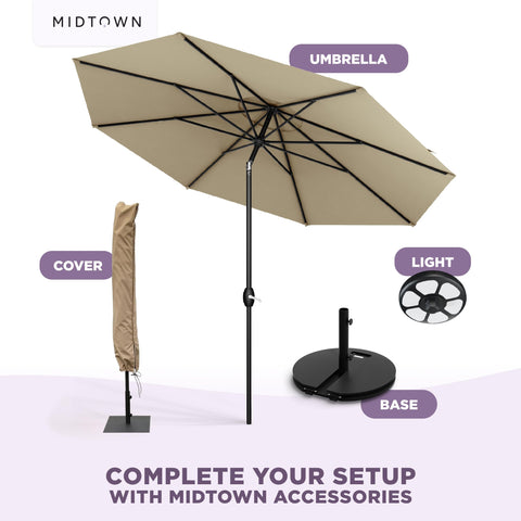 Effortless setup for outdoor dining and relaxation