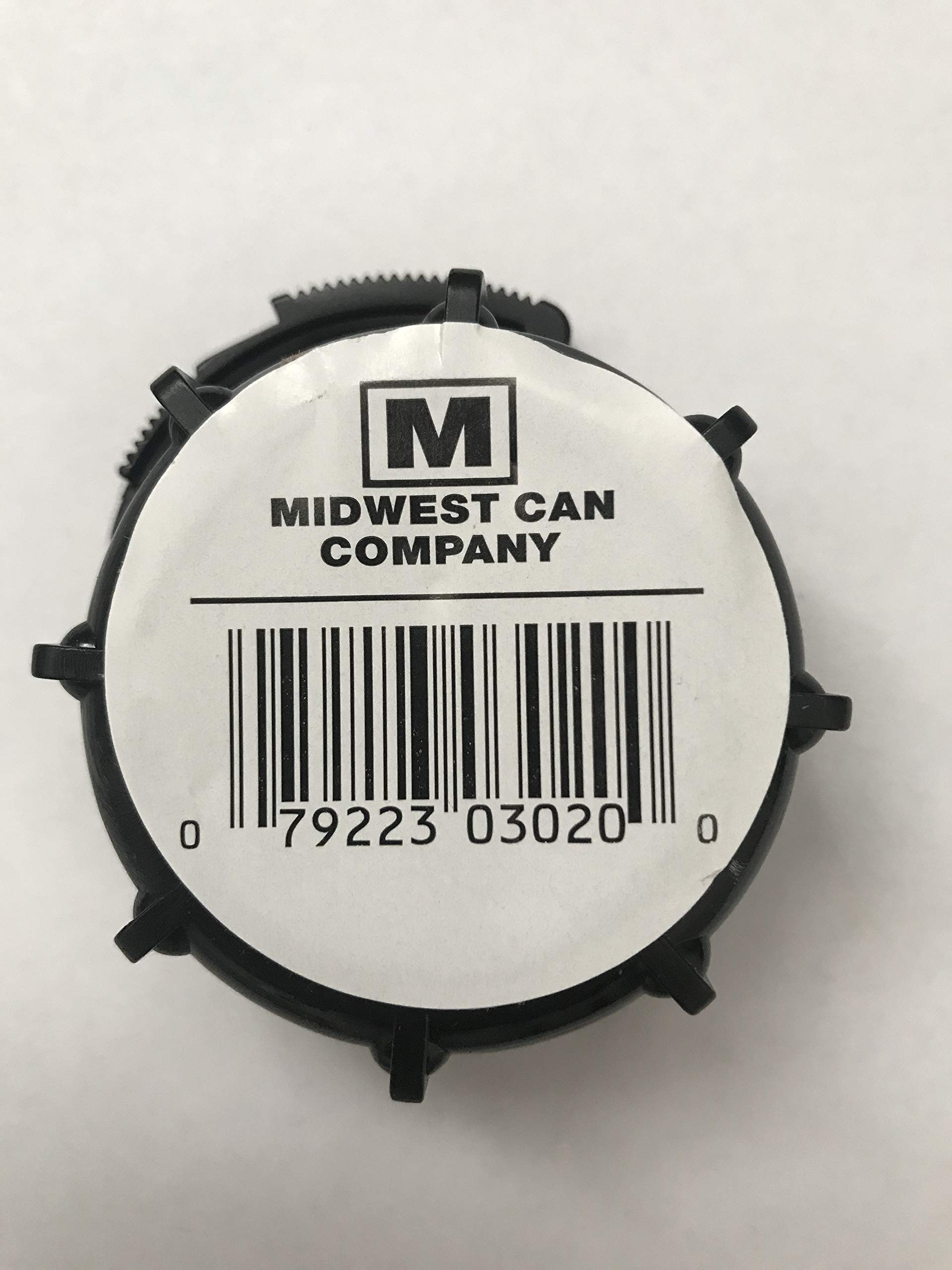Midwest Can replacement spout cap collar assembly provides a secure seal for compatible gas cans.