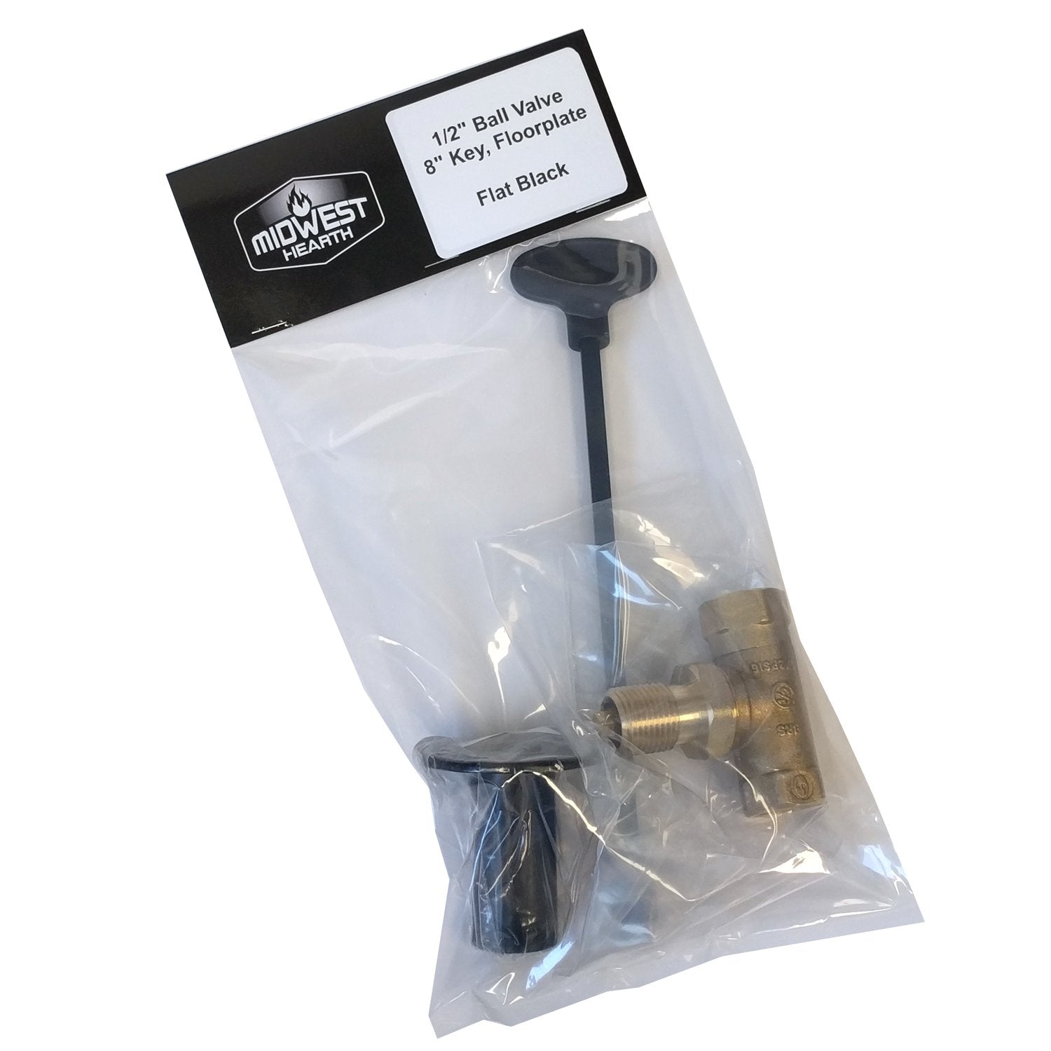 Midwest Hearth included 8-inch universal key enables quick, easy valve access.