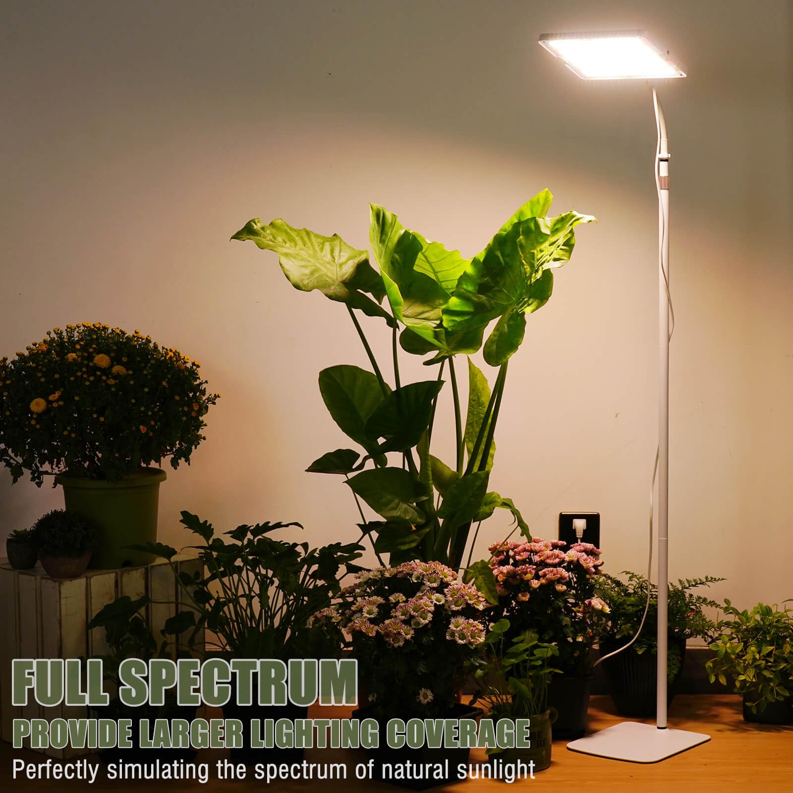Remote control for easy brightness and mode adjustments on the MIEEMCLUX grow light.