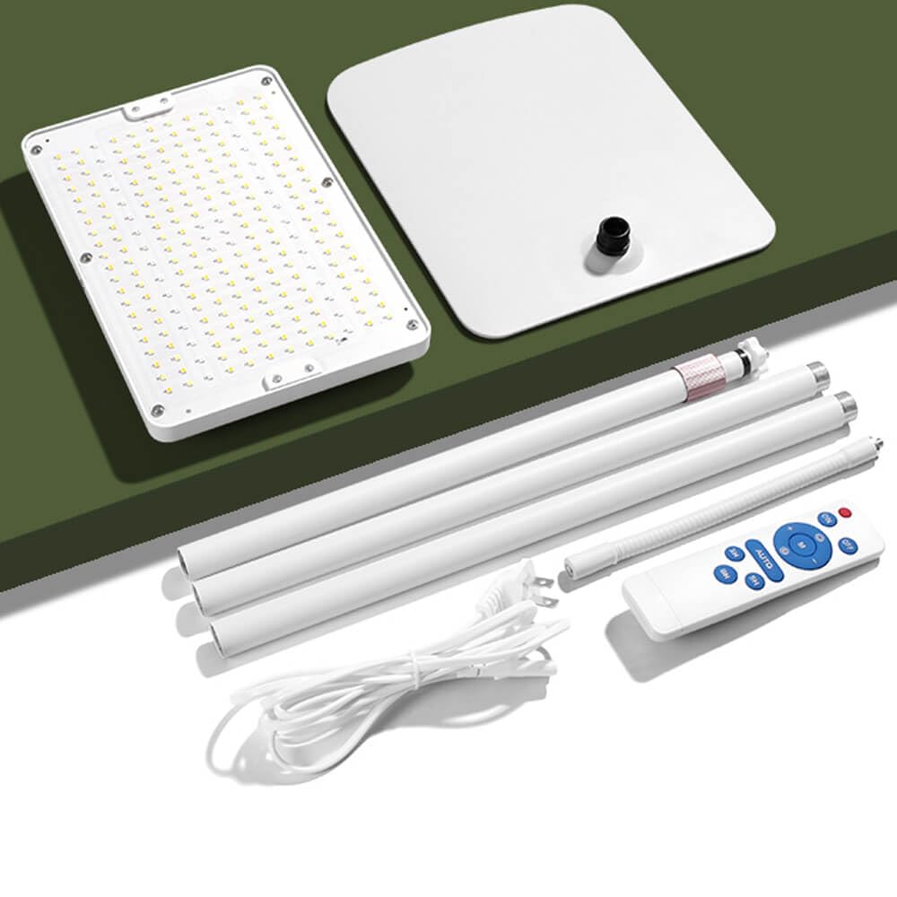Three lighting modes with ten brightness levels for tailored plant care.