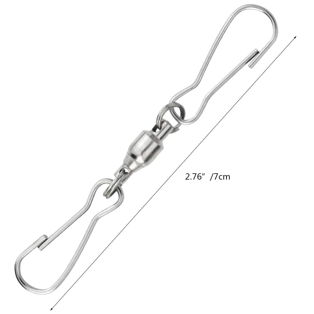 Mifengda swivel dual clips with 360-degree rotation for flexible hanging.