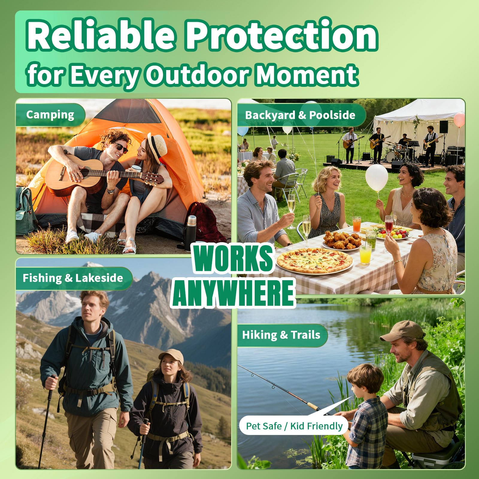 Migdracy drawstring sachets for outdoor gatherings prevent mosquitos.