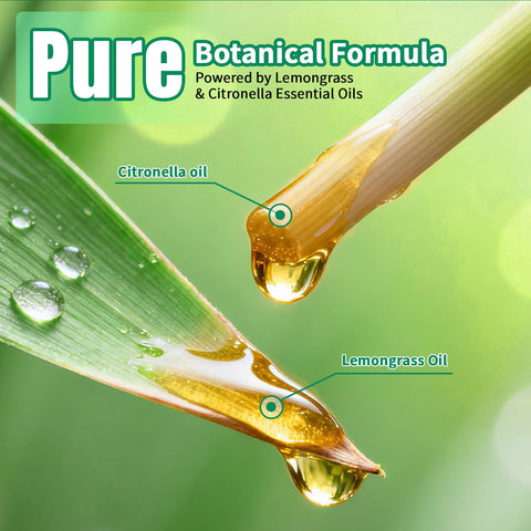 Migdracy citronella peppermint formula provides long-lasting outdoor scent barrier.