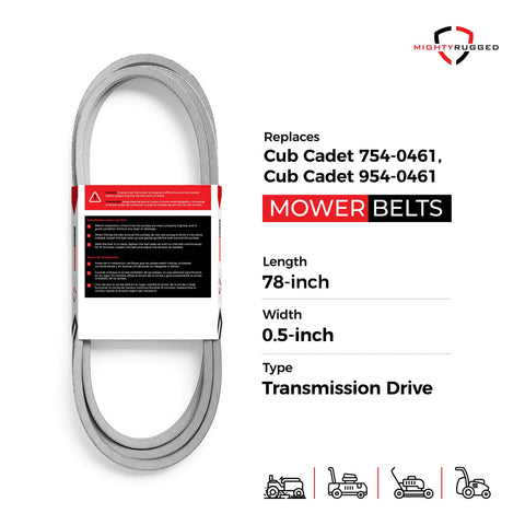 MightyRugged 954-0461 belt side installation shows easy, tool-friendly replacement.