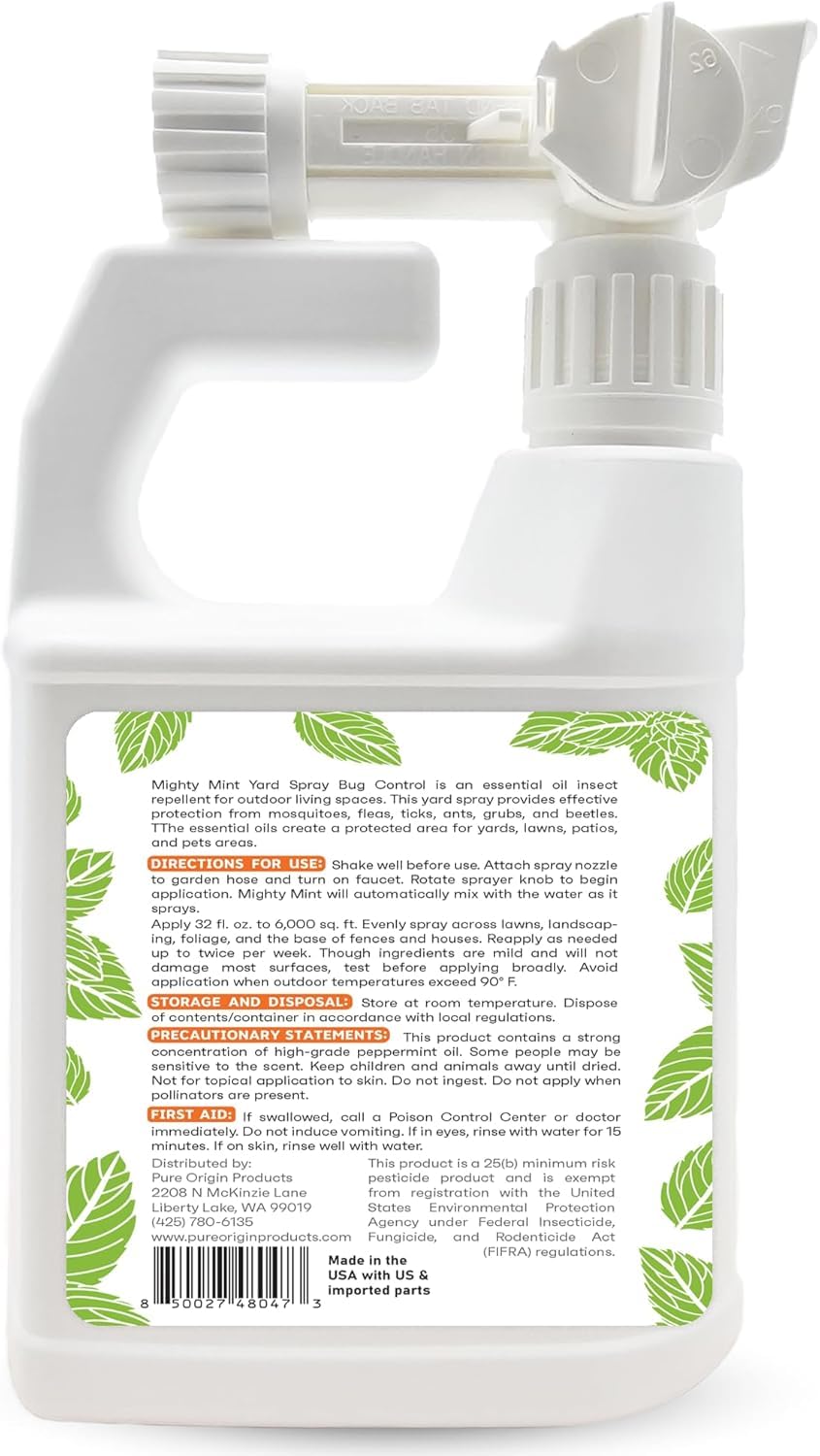 Mighty Mint 32 oz bottle pack emphasizes value and extended outdoor protection.