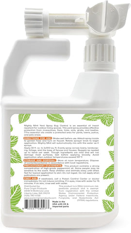 Mighty Mint 32 oz bottle pack emphasizes value and extended outdoor protection.