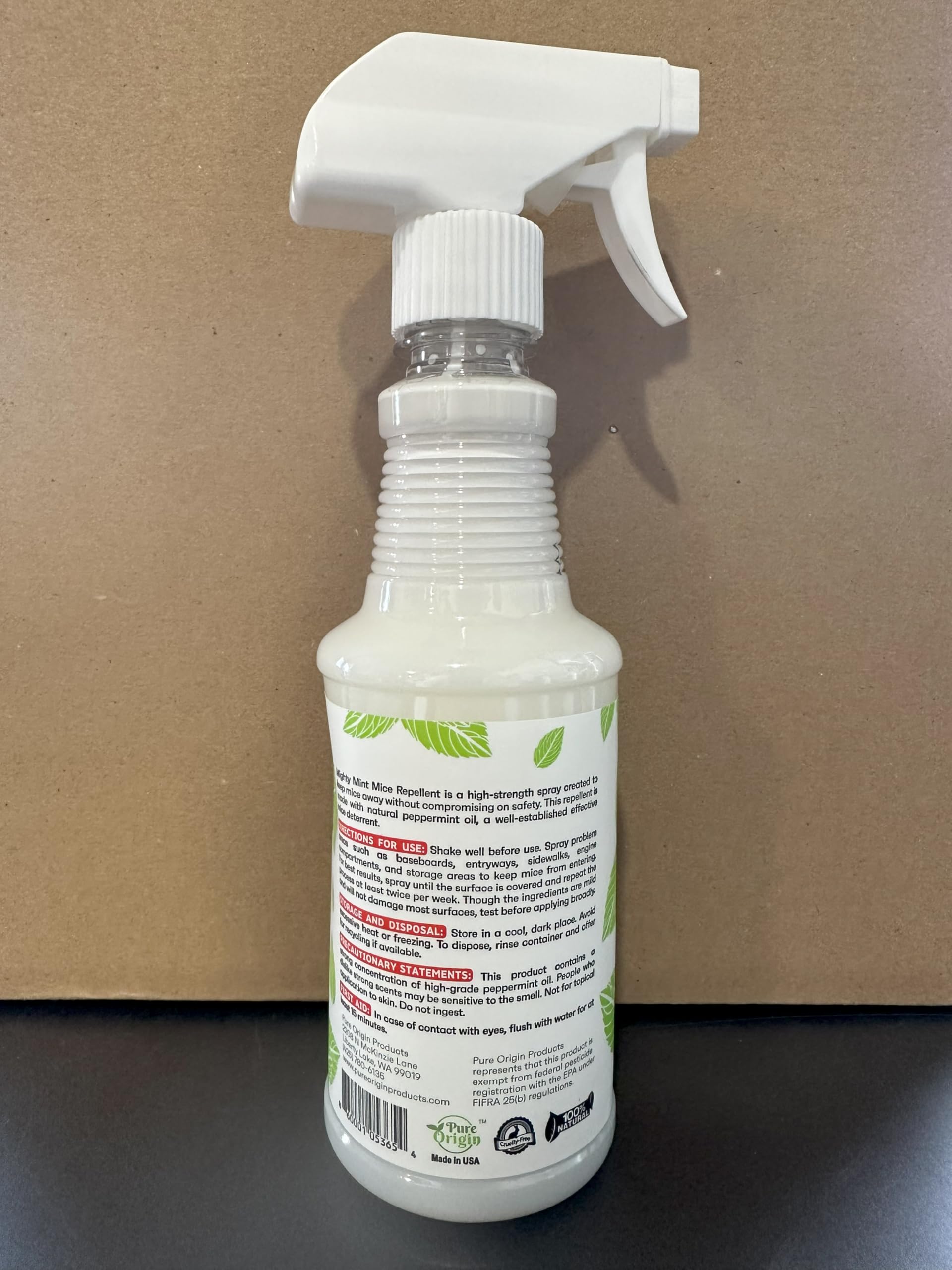 Mighty Mint fresh minty scent provides lasting protection without harsh chemicals.