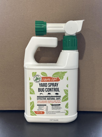 Mighty Mint garden spray for lawns, foliage, and fences.