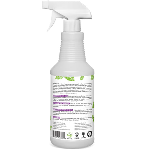 Mighty Mint leaf close-up shows easy application and safe use.