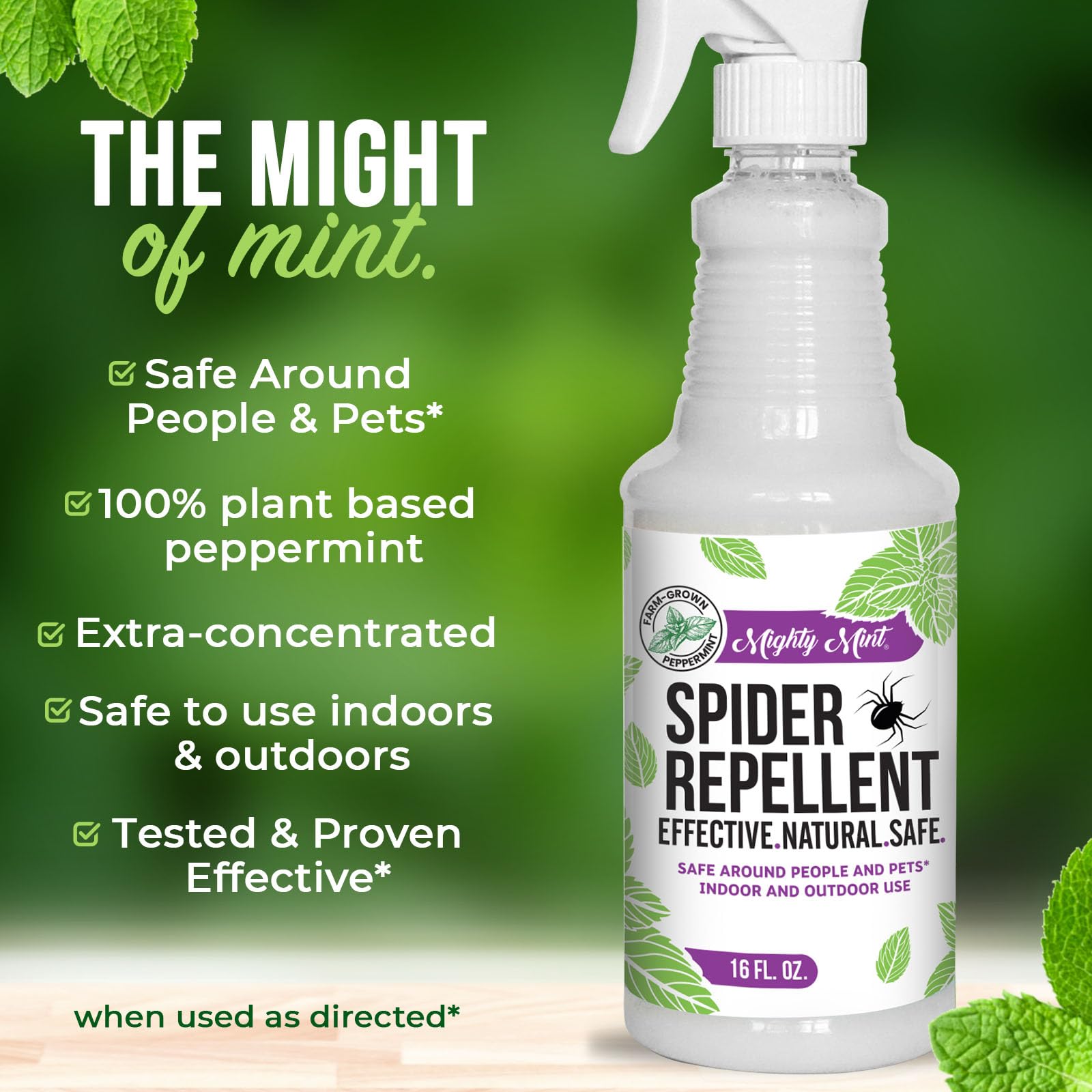 Mighty Mint pet-friendly formula supports households with dogs and cats.