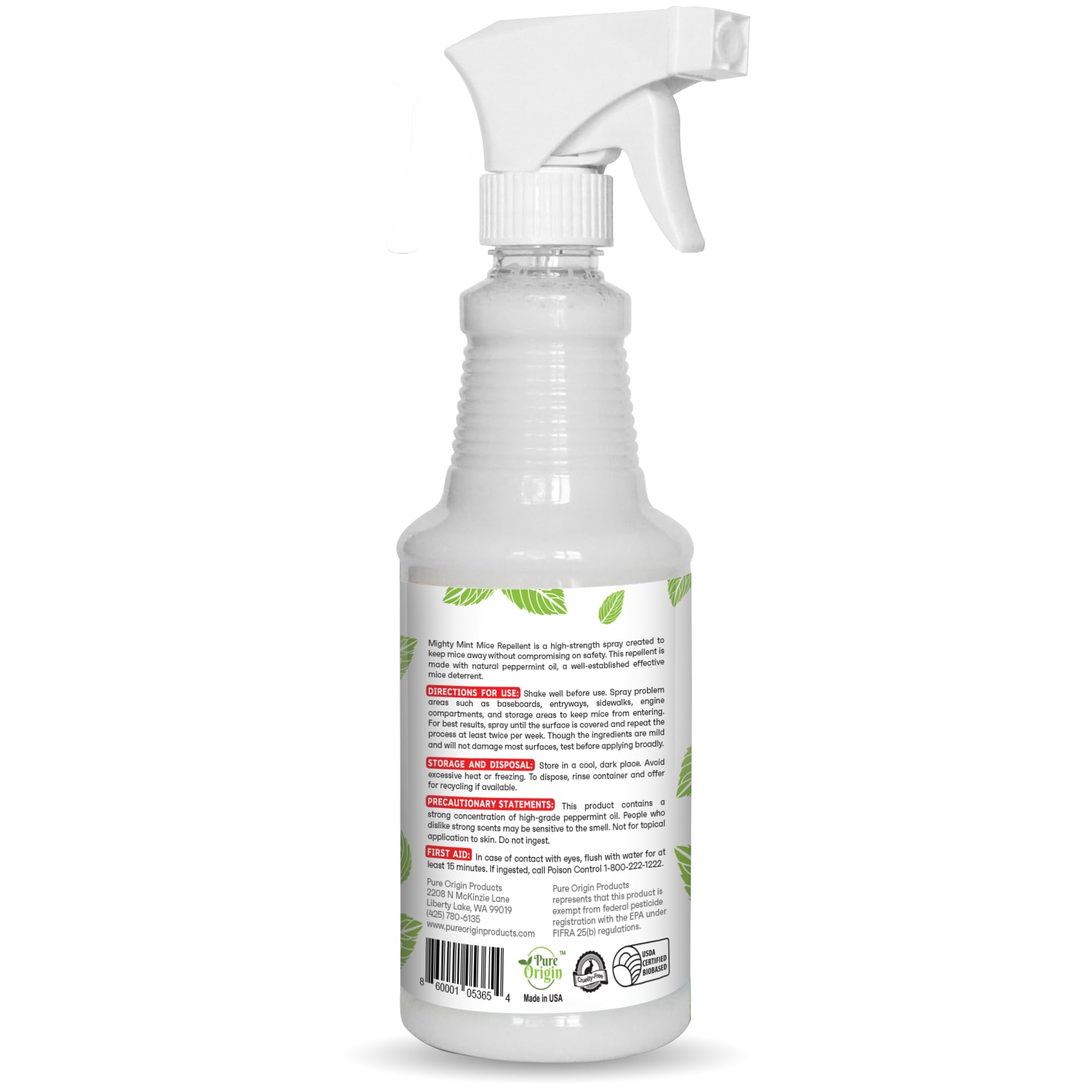 Mighty Mint ready-to-use 16 oz spray for quick treatment.