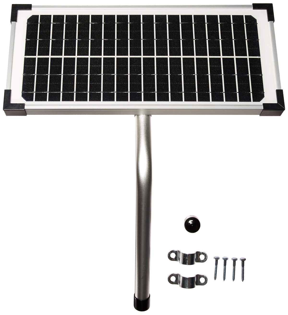 Mighty Mule 10W solar panel kit installation guide showing quick setup for reliable power.