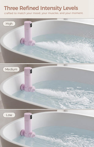 MightyKitten Bath Jet LED display ensures clear readings and IP67 splash protection.