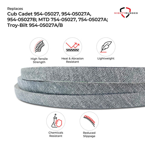 Compatibility across brands allows easy replacement with a single belt.