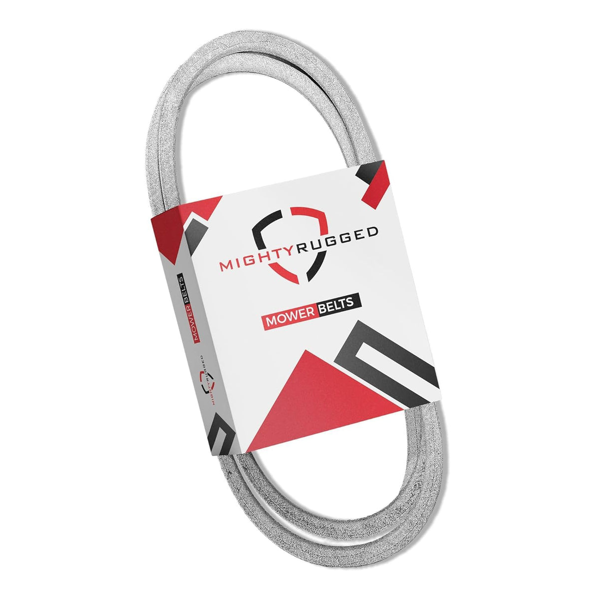 MightyRugged replacement belt shows 147.5 inch length for compatible Husqvarna and Craftsman mowers