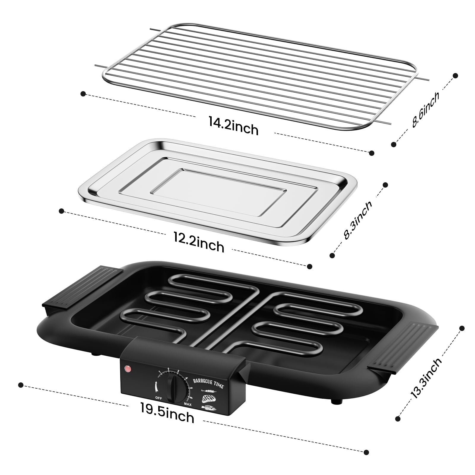 Mihoho electric grill demonstrates low-smoke design for indoor use