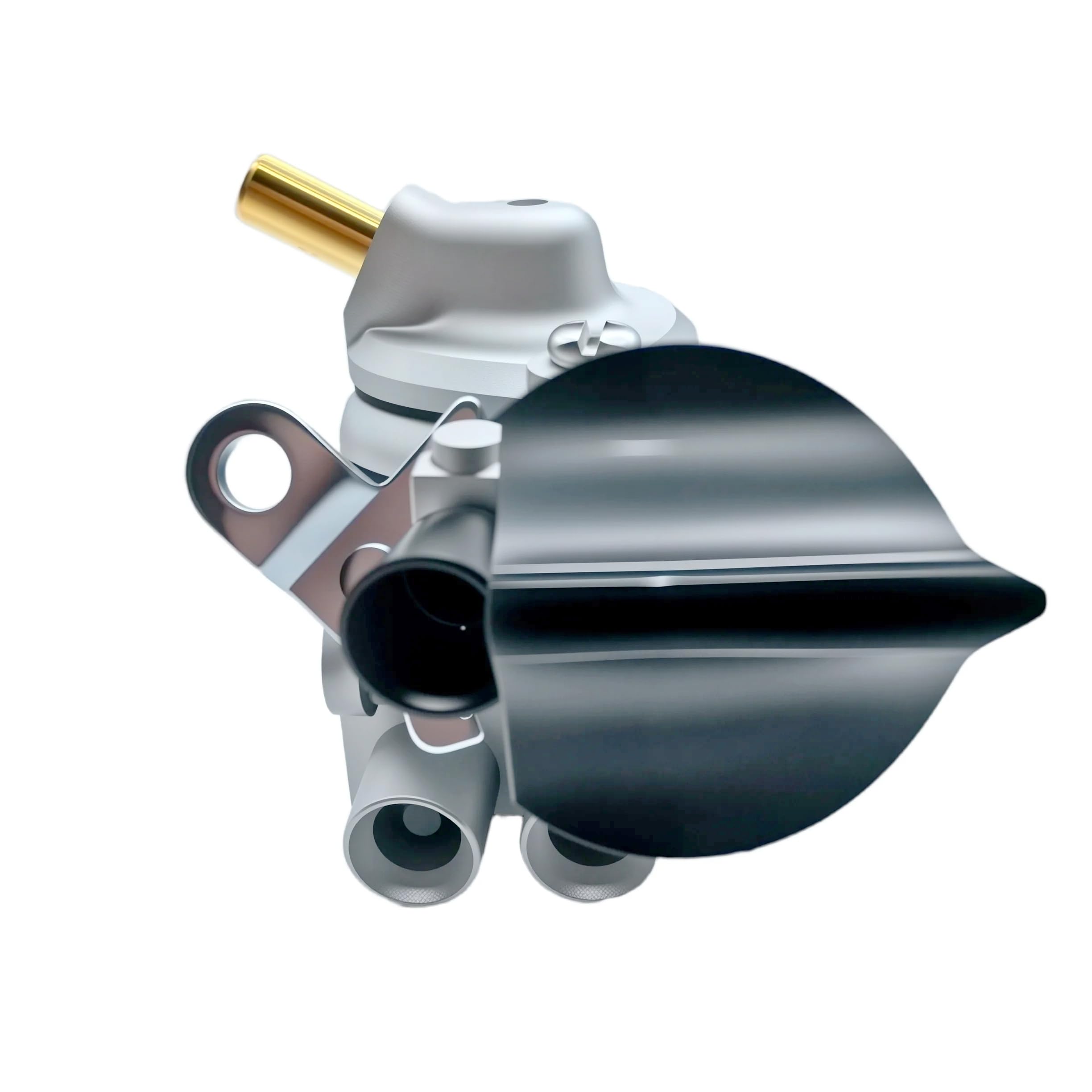 Mikatesi carburetor mounting flange close-up for BR600
