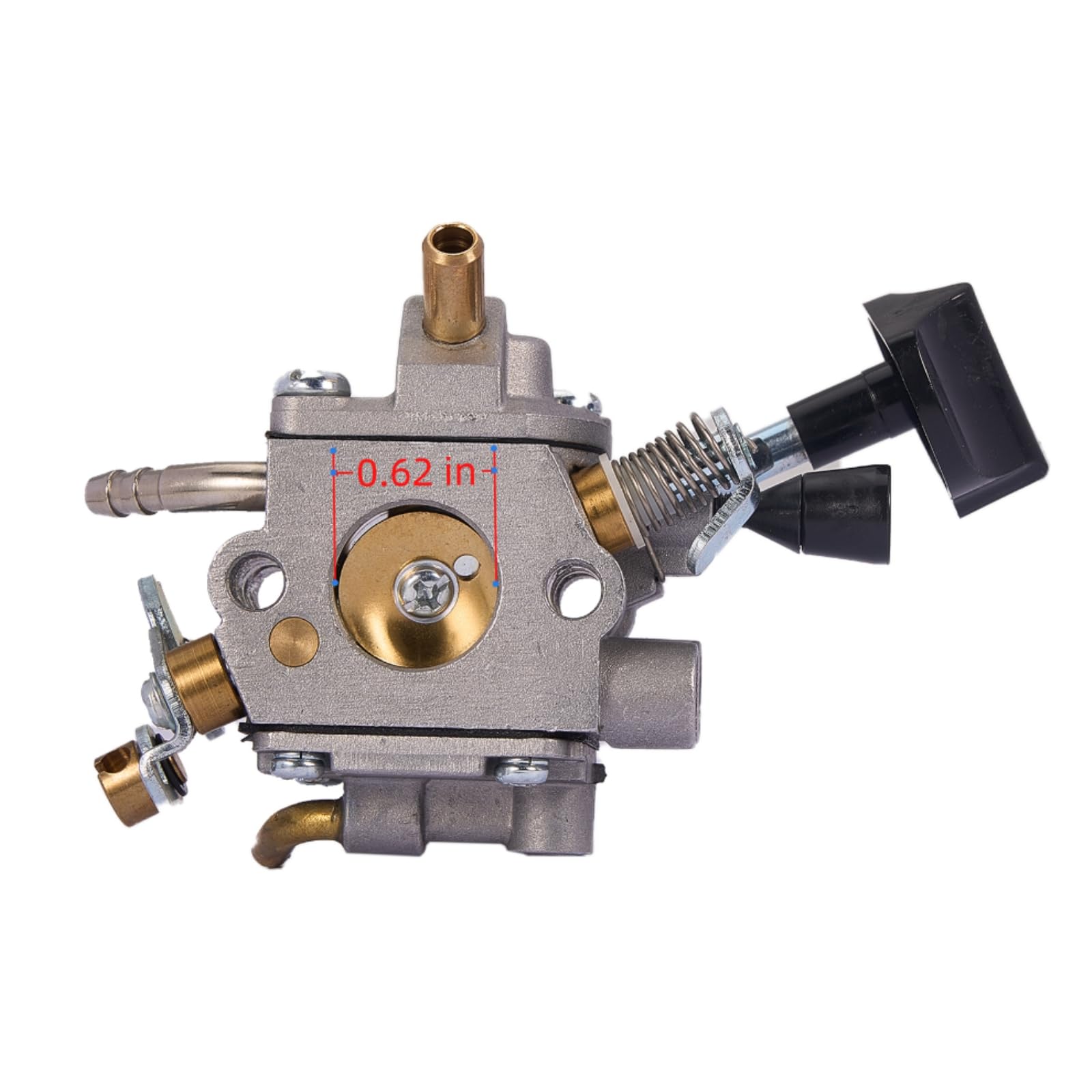 Mikatesi BR800-compatible carburetor close-up highlights quality gaskets and seals