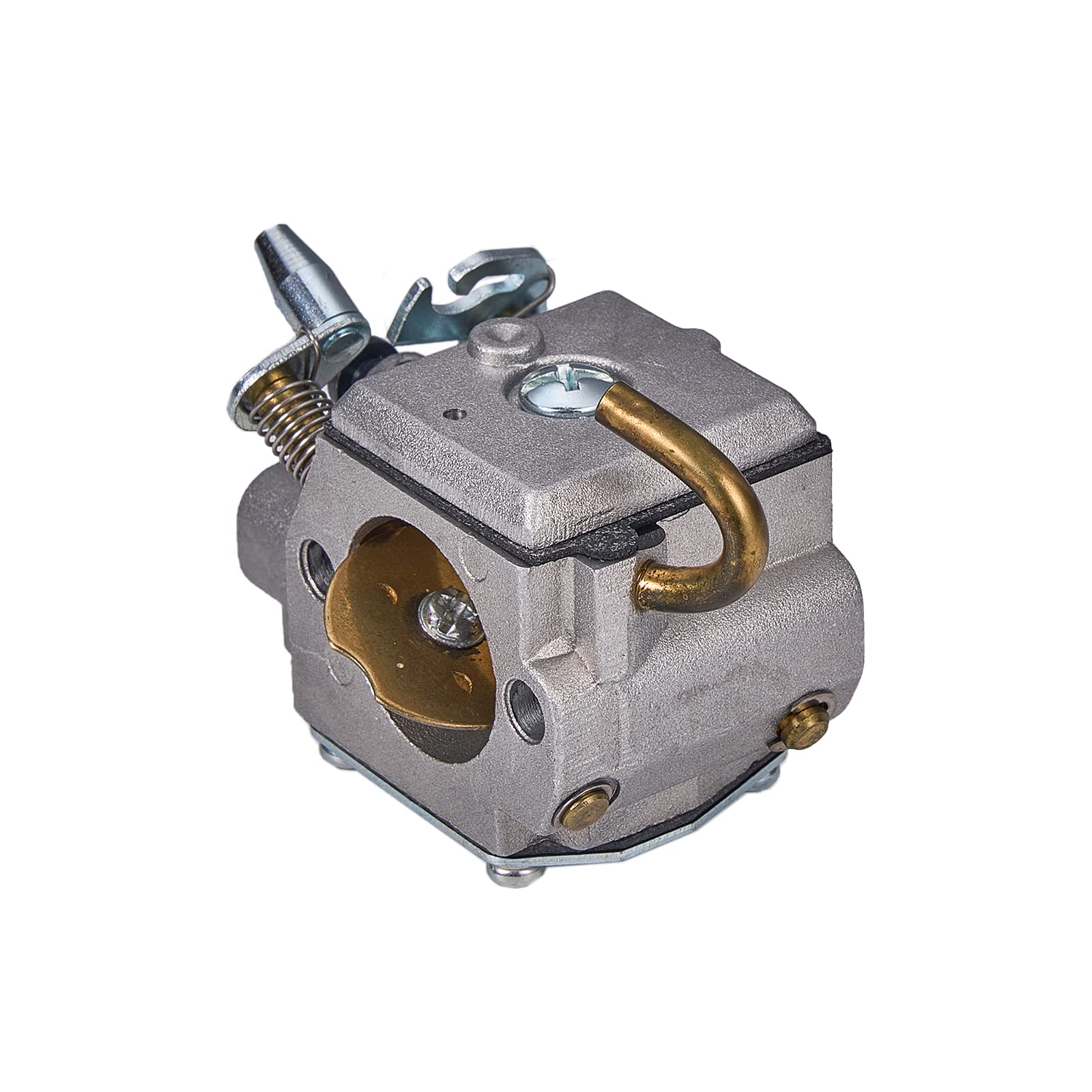 Mikatesi carburetor kit fuel line ensures steady fuel delivery.