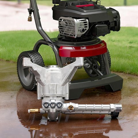 Mikatesi vertical pump adjustable unloader demonstrates pressure tuning for different jobs