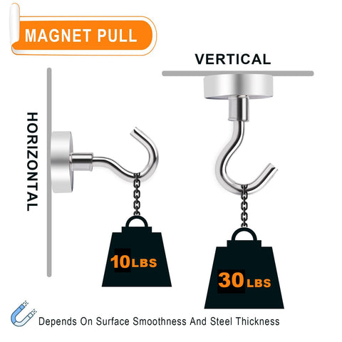 MIKEDE neodymium magnet hook for durable heavy-duty hanging