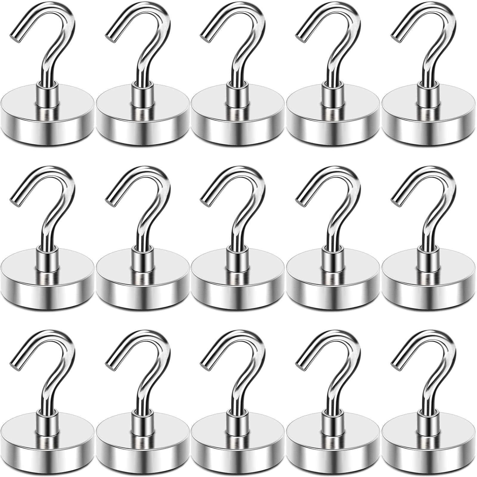 MIKEDE magnetic hook pack keeps items organized on fridge without drilling