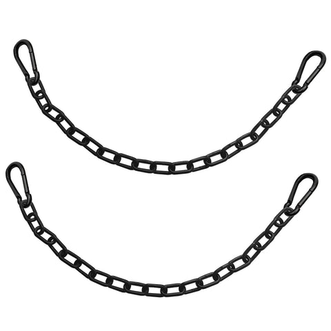 MIKMAYTOO 23-inch black hanging chain provides sturdy support for indoor or outdoor chairs.