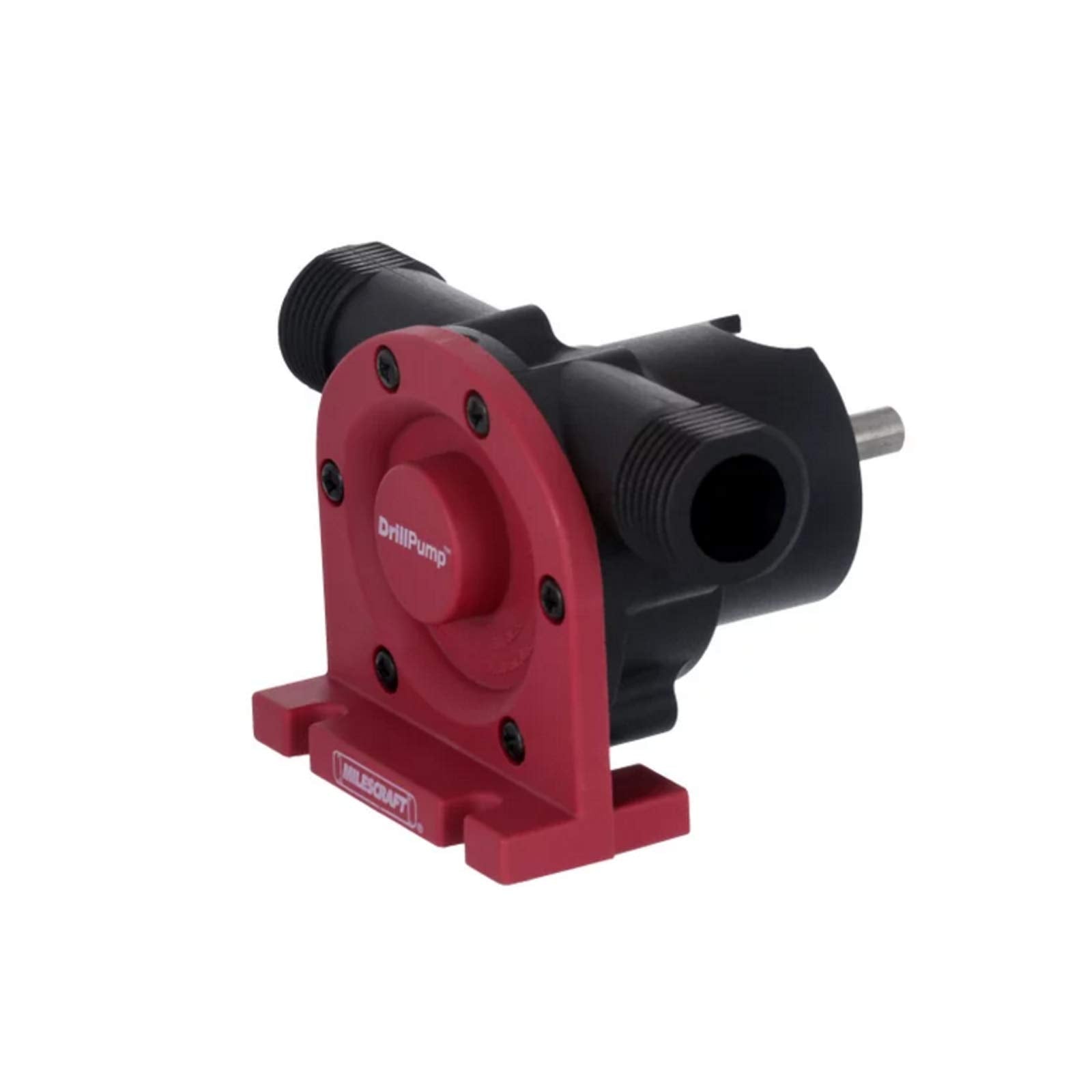 Milescraft DrillPump750 grease-application step for smooth operation